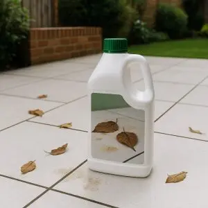 Best cleaner for removing leaf stains on white porcelain
