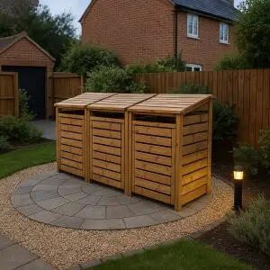 Build A Bin Store Out Of Timber