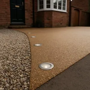 Can I Have Lights Sunk Into The Resin In My Driveway.