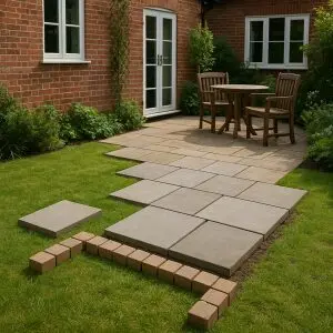 Can I Lay Paving On Top Of Grass