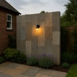 Can I Use Paving Slabs Vertically To Clad A Wall