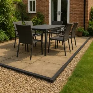 Can I Use Recycled Rubber Edging For Patio