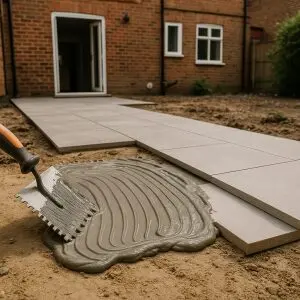 Does Porcelain Paving Need To Have A Slurry Applied Prior To Being Installed