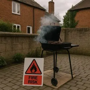 Fire Risk in a BBQ Area