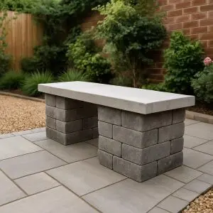 How To Build A Paver Bench Seat
