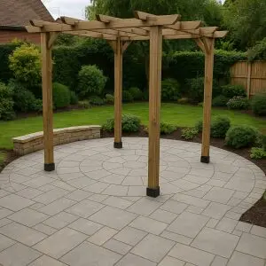 How To Build A Pergola On Concrete