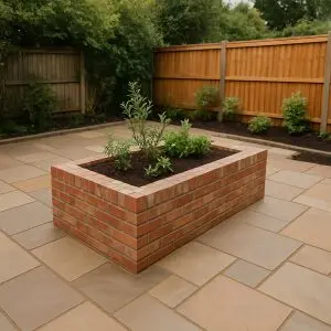 How To Build A Planter With Bricks