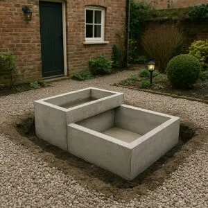 How To Build A Pond With Precast Concrete