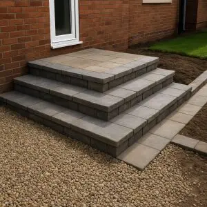 How To Build Driveway Steps With Pavers