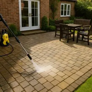 How To Clean Paving With A Pressure Washer Safely