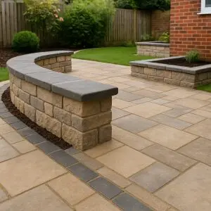 How To Construct Feature Walls In Paved Areas