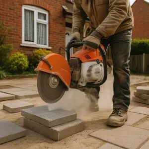 How To Cut Paving Slabs With Stihl Saw
