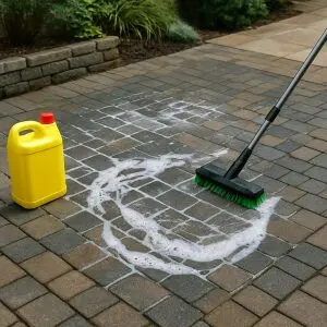 How To Deep Clean Block Paving With Detergent
