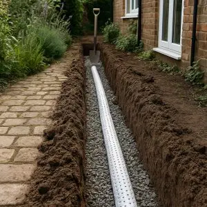 How To Dig A Trench For Soakaway Pipe
