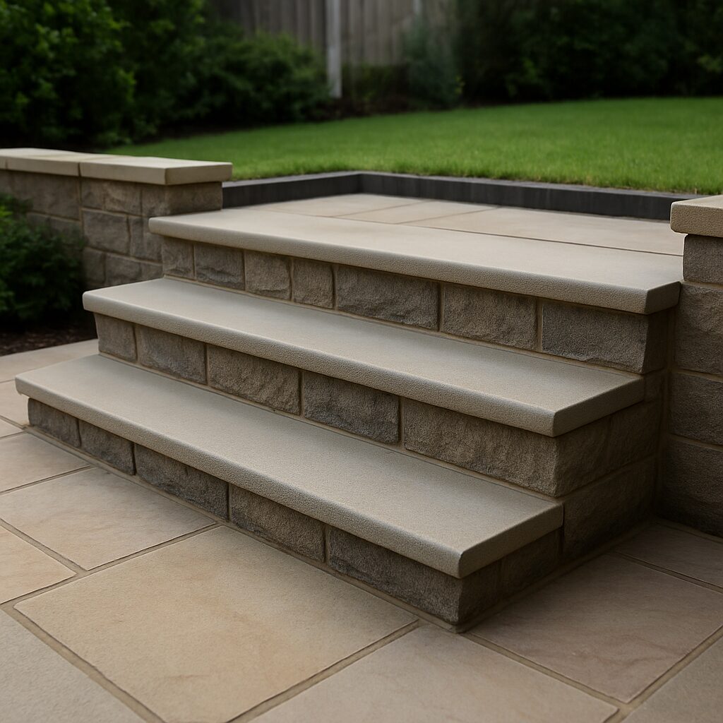 How To Finish Step Risers Cleanly - Paving Installation & Installation