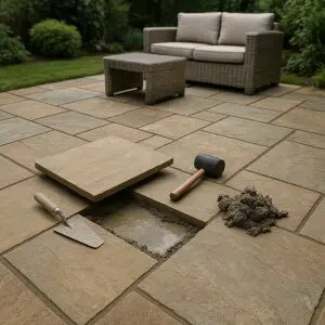 How To Fix Loose Paving Slabs