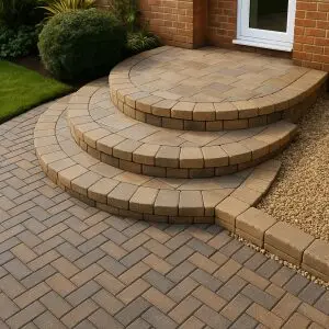 How To Form Curved Steps Using Segmental Blocks