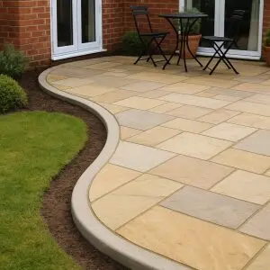 How To Form Curves With Concrete Edging