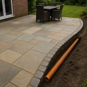 How To Install Drainage Pipe Under Patio