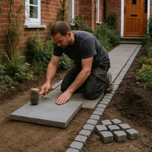 How To Lay Paving Slabs For A Path