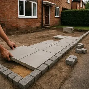 How To Lay Paving Slabs On A Budget