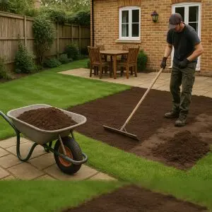 How To Level Lawn With Topsoil