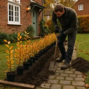 How To Plant A Hedge In Autumn