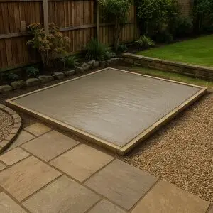 How To Pour A Concrete Base For Sheds
