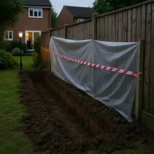 How To Protect Neighbouring Fence During Dig