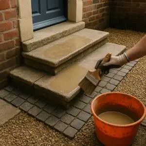 How To Use Bonding Slurry Under Steps
