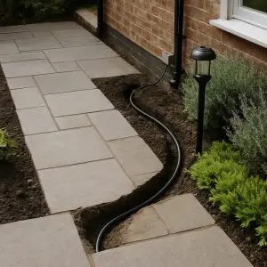 How To Wire Garden Lights To House