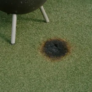 I Have Burnt My Artificial Grass After A Piece Of Coal Dropped From The Barbecue. Can I Patch It