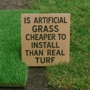 Is Artificial Grass Cheaper To Install Than Real Turf