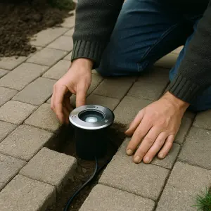 How To Add Outdoor Lighting To Paving
