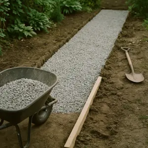 How To Build A Garden Path With Gravel