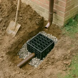 How To Build A Soakaway For Gutter Water