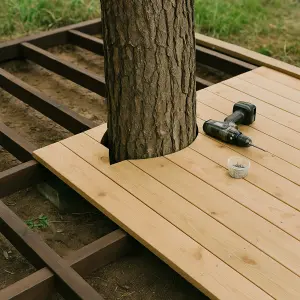 How To Build Decking Around A Treeess