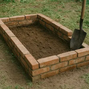 How To Build Raised Bed With Bricks