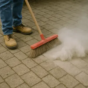 How To Clean Cut Dust Without Staining Paving