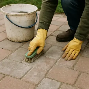 How To Clean Off Cement Haze From Paving