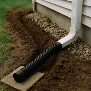 How To Direct Gutter Water Away From House