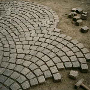 How To Form Fan Patterns With Cobbles