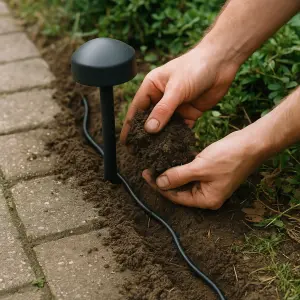 How To Hide Garden Light Cables