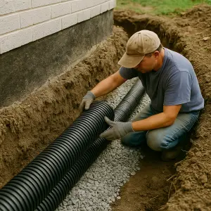 How To Install Drainage Around House Foundation
