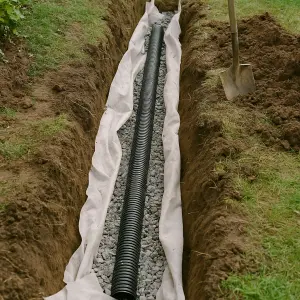 How To Install French Drain In Garden
