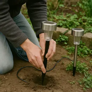 How To Install Garden Lights Without Electrician