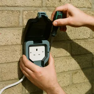 How To Install Outdoor Plug Socket Diy