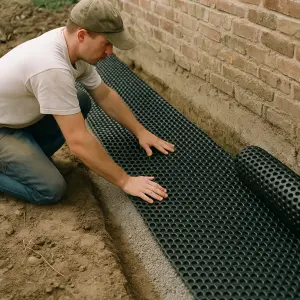 How To Install Permeable Drainage Matting