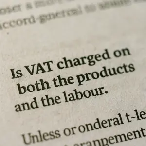 Is VAT charged on both the products and the labour