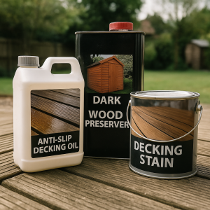 Anti-slip oils and stains